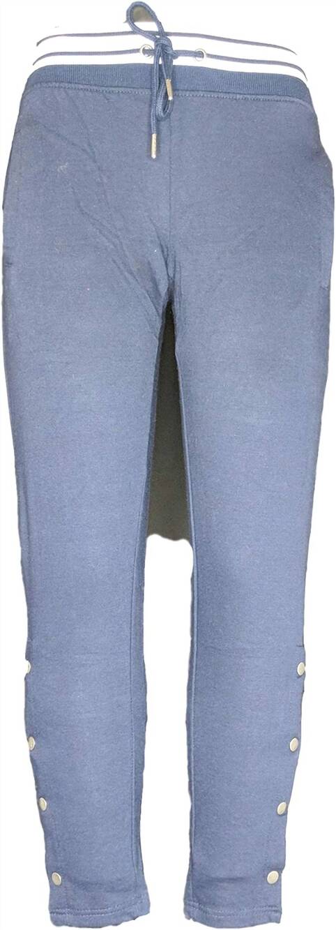 NEW ULTRA FLIRT women's snapped drawstring jogger pants in eclipse